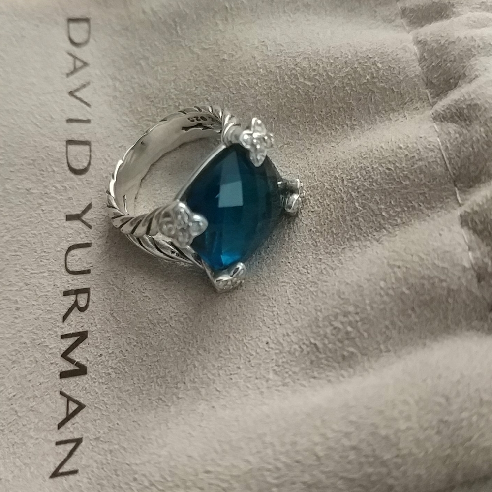 David Yurman 5.5 blue Topaz..SOLD - Picture 7 of 11